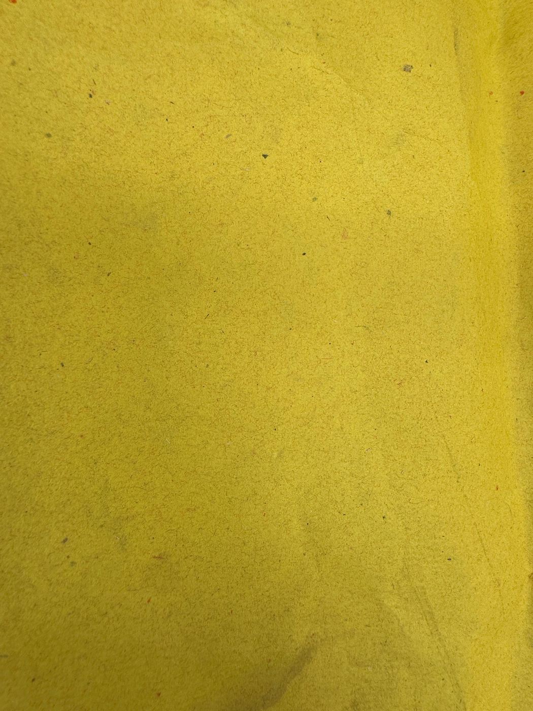Yellow paper stock sample